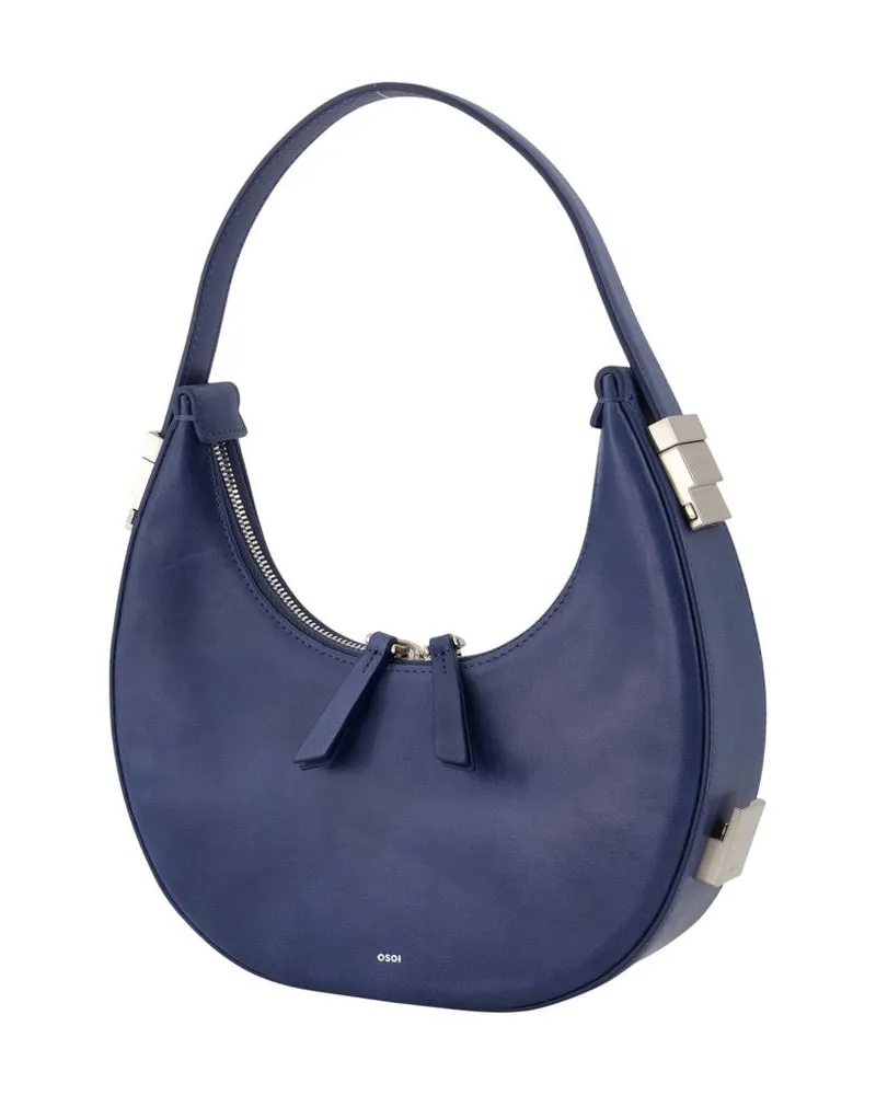 OSOI Women's Toni Mini Bag -  Leather Blue Cowhide Handbags-Purses Navy