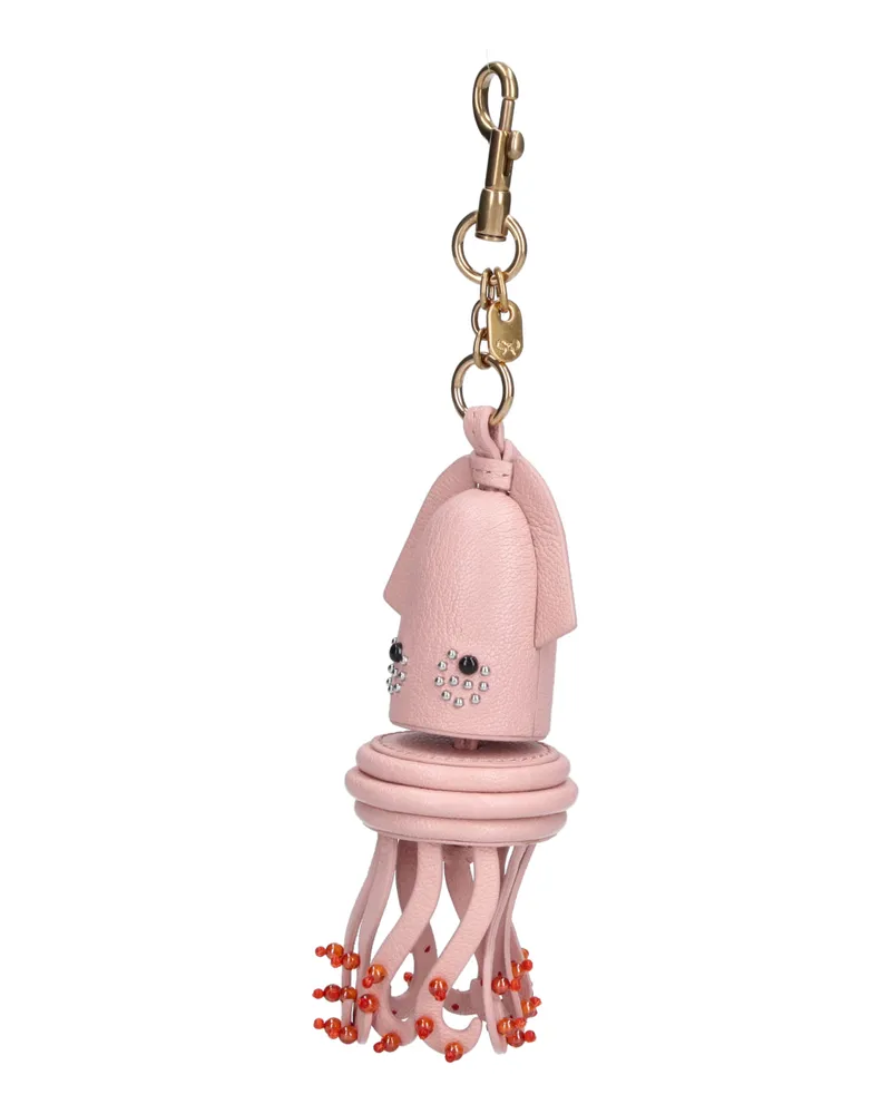 Anya Hindmarch Women's Keychains Pink Goat Leather Pink