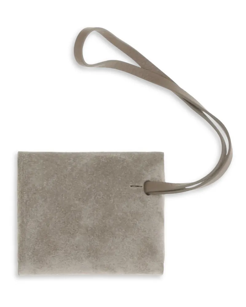 Brunello Cucinelli Women's Suede Bag Charm Ice Calf Leather Bos Taurus Covers E Cases Ice