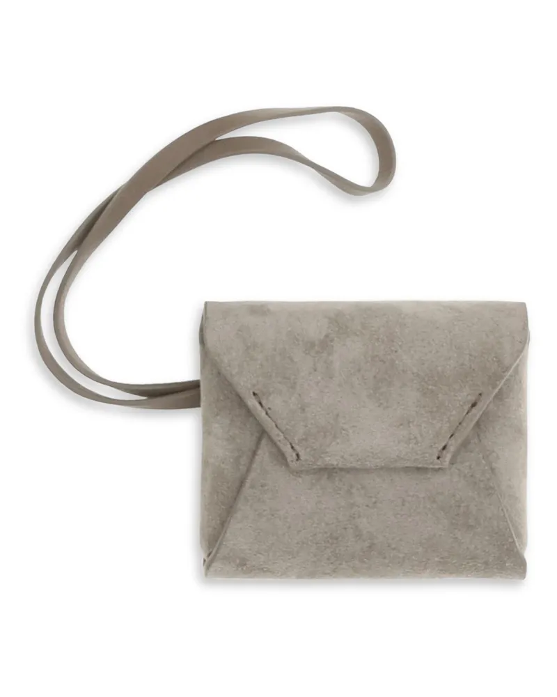 Brunello Cucinelli Women's Suede Bag Charm Ice Calf Leather Bos Taurus Covers E Cases Ice