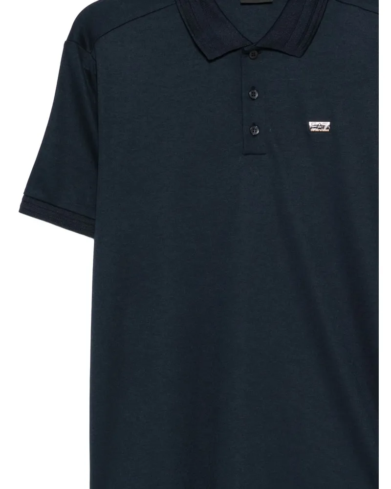 EA7 Logo Polo — Navy Navy
