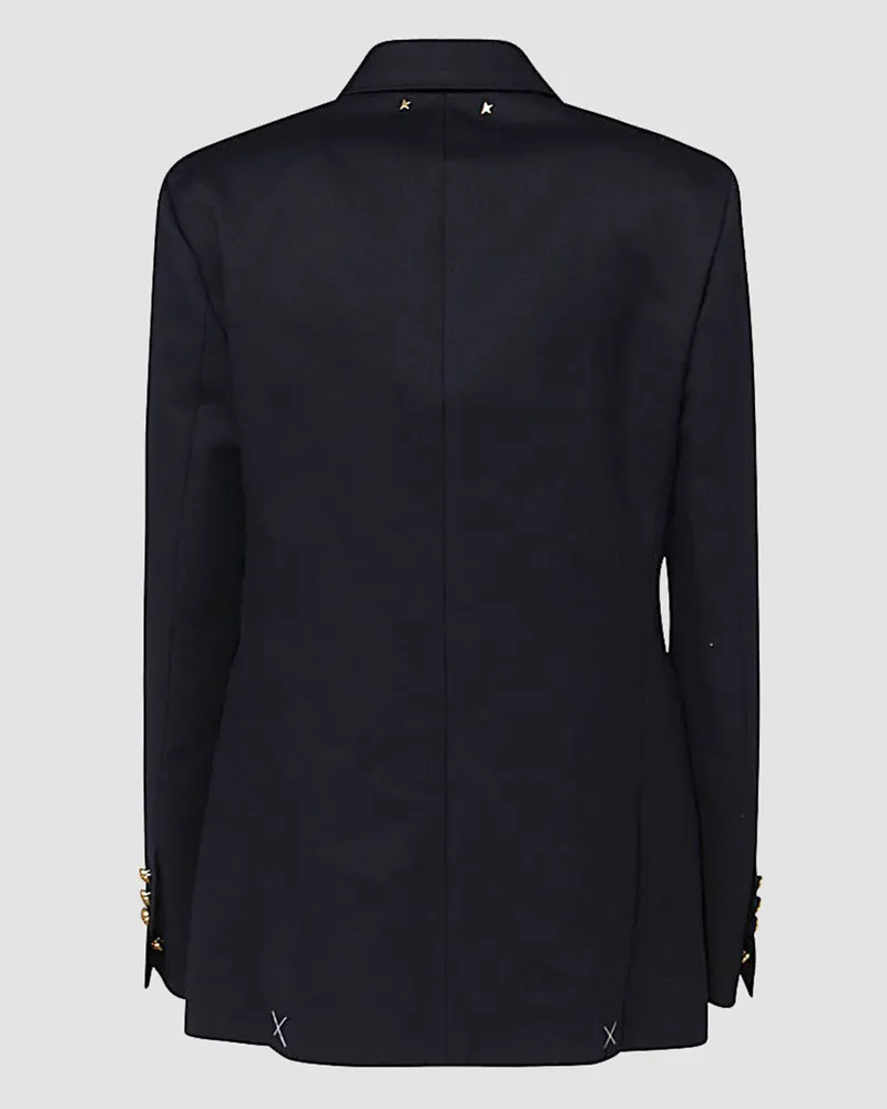 Golden Goose Women's Jackets Dark Blue _pl Wv Navy