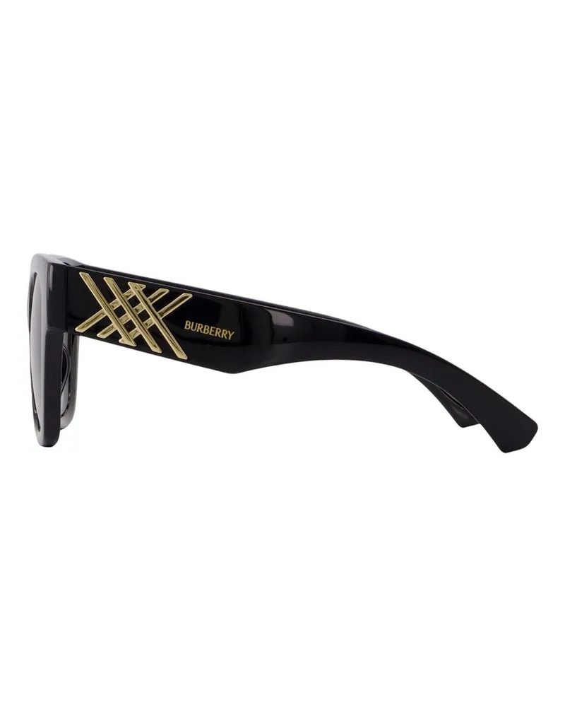 Burberry Unisex 0be4489u Sunglasses -  Acetate Black Accessories Black