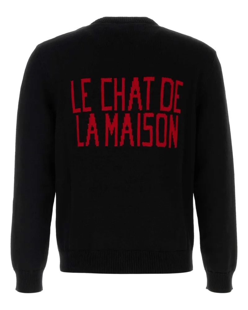 Valentino Garavani 7v3kc35ib2v 0no Nero Exterior: Cotton Wool Maglieria Sweater Black