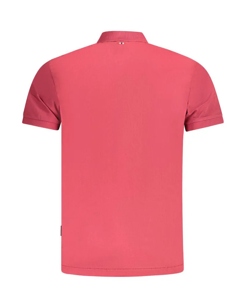 Napapijri Cotton Polo — Red Red