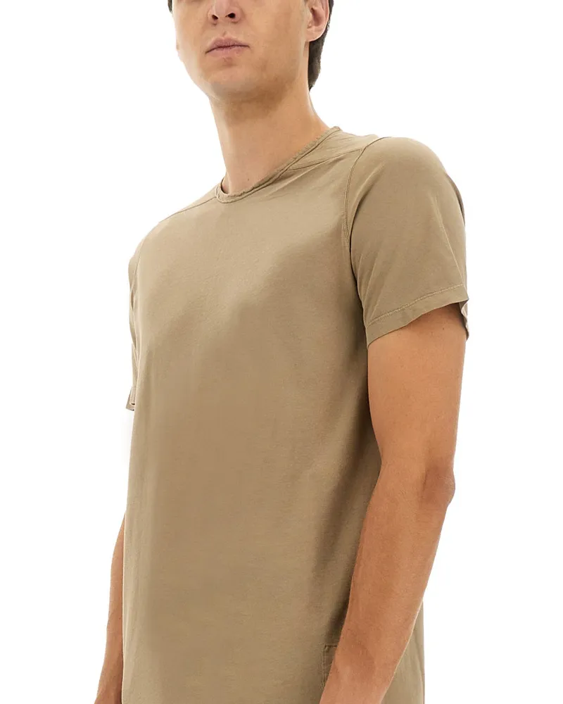 DRKSHDW by Rick Owens 100% Cotton T-Shirt — Beige Beige
