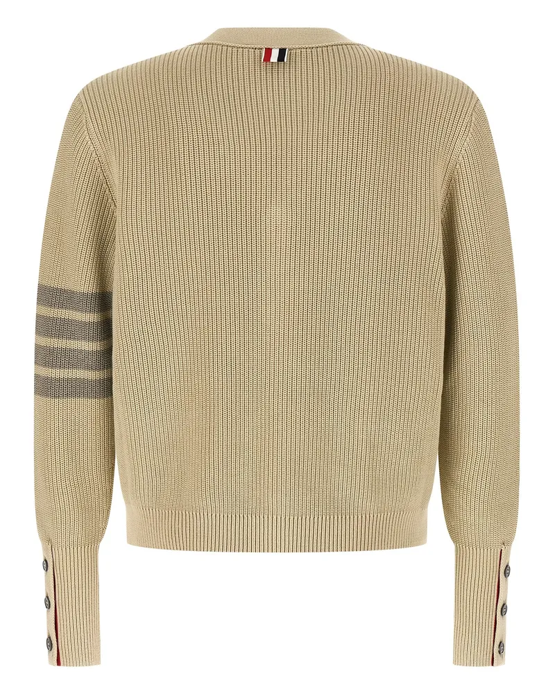 Thom Browne Men's Beige Cotton Cardigan Clothing Beige