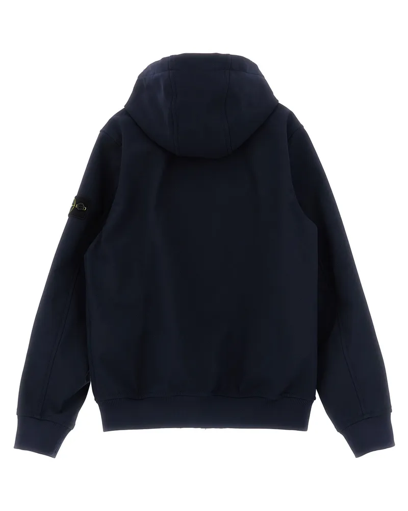 Stone Island Two-Layer Technical Canvas Jacket — Navy Navy