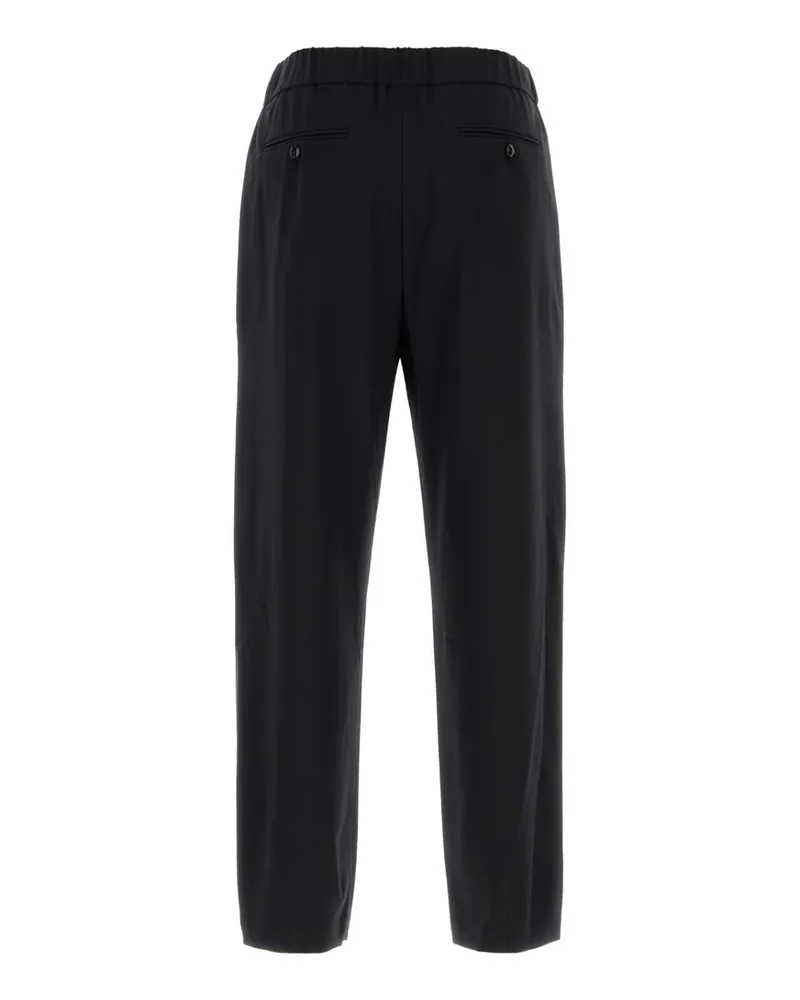 Giorgio Armani Virgin Wool Trousers — Navy Navy