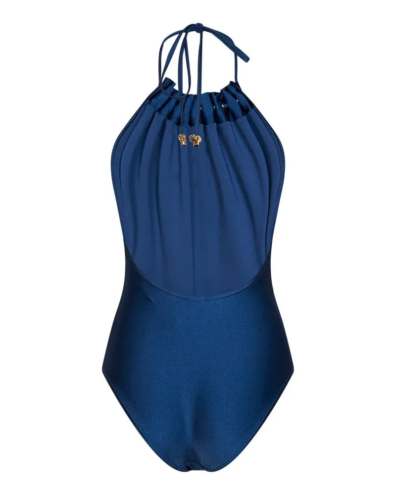 Zimmermann Women's One-Piece Swimsuit Aster Dark Cobalt Blue Polyamide Swimwear Sea Clothing Blue