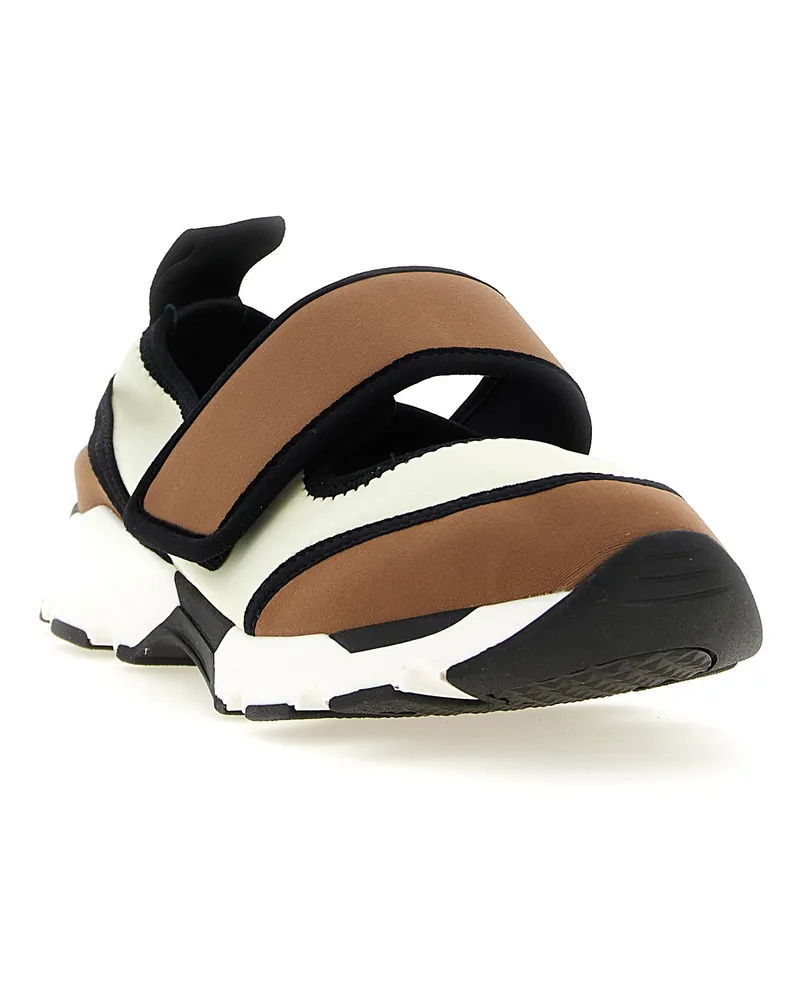 Marni Running Mary Jane Sneaker — Brown Brown