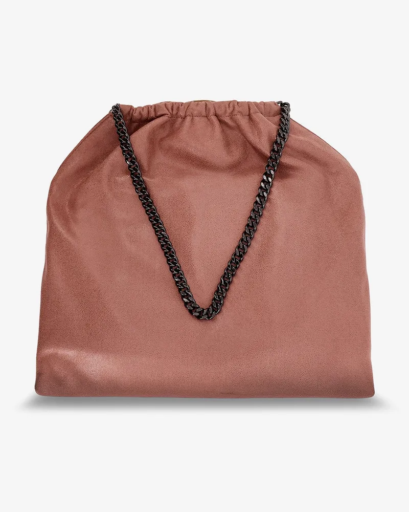 Stella McCartney Women's Shoulder Bag Falabella Shaggy Deer Pink Fabric Pink