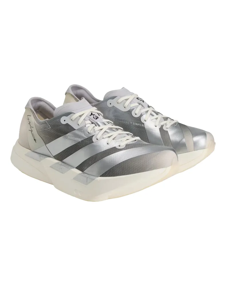 adidas Men's Sneakers Adios Pro Chalk White Textile Trainers Gray