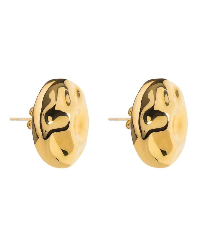 Federica Tosi Women's Earrings Rock Gold-Coloured Metal Metallic Gold
