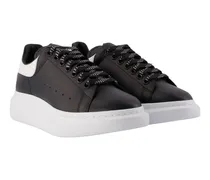 Men's Oversized Sneakers Leather Black Calfskin Shoes