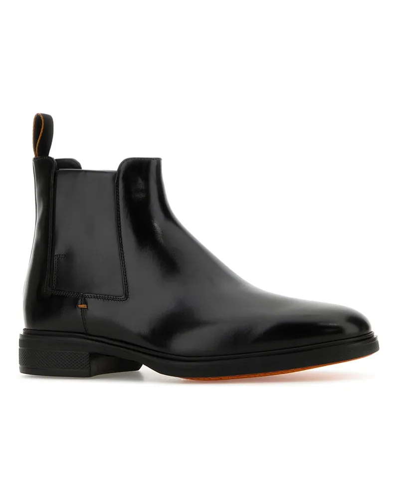 Santoni Men's Easy-Onc Black Stivali Boot Black