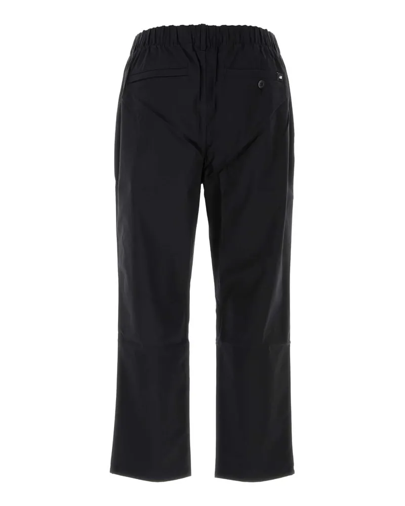 New Balance Men's Black Stretch Cotton Blend Pant Pantaloni Black