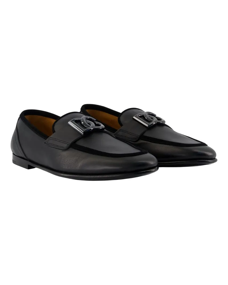 Dolce & Gabbana Men's Loafer Black Calfskin Black