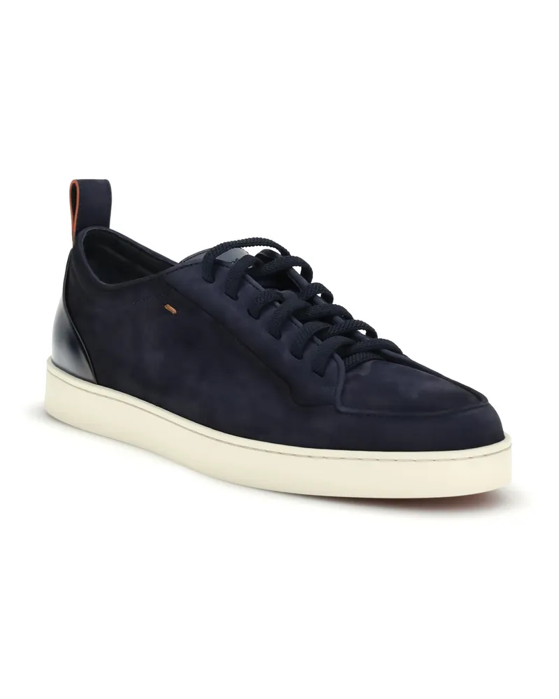 Santoni Men's Montecarlo Sneakers Blue Blue