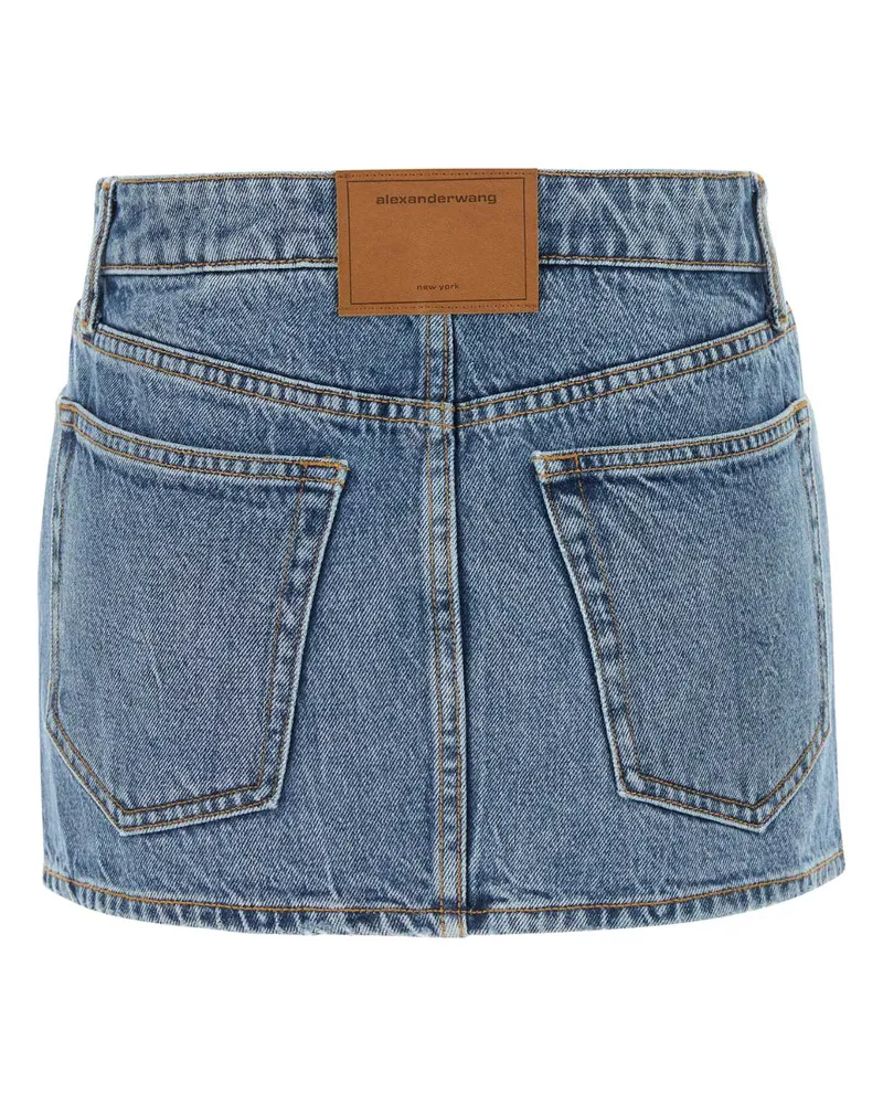 Alexander Wang 4dc4245476 473 Vintagemediumindigo Exterior: Cotton Gonne Skirt Blue