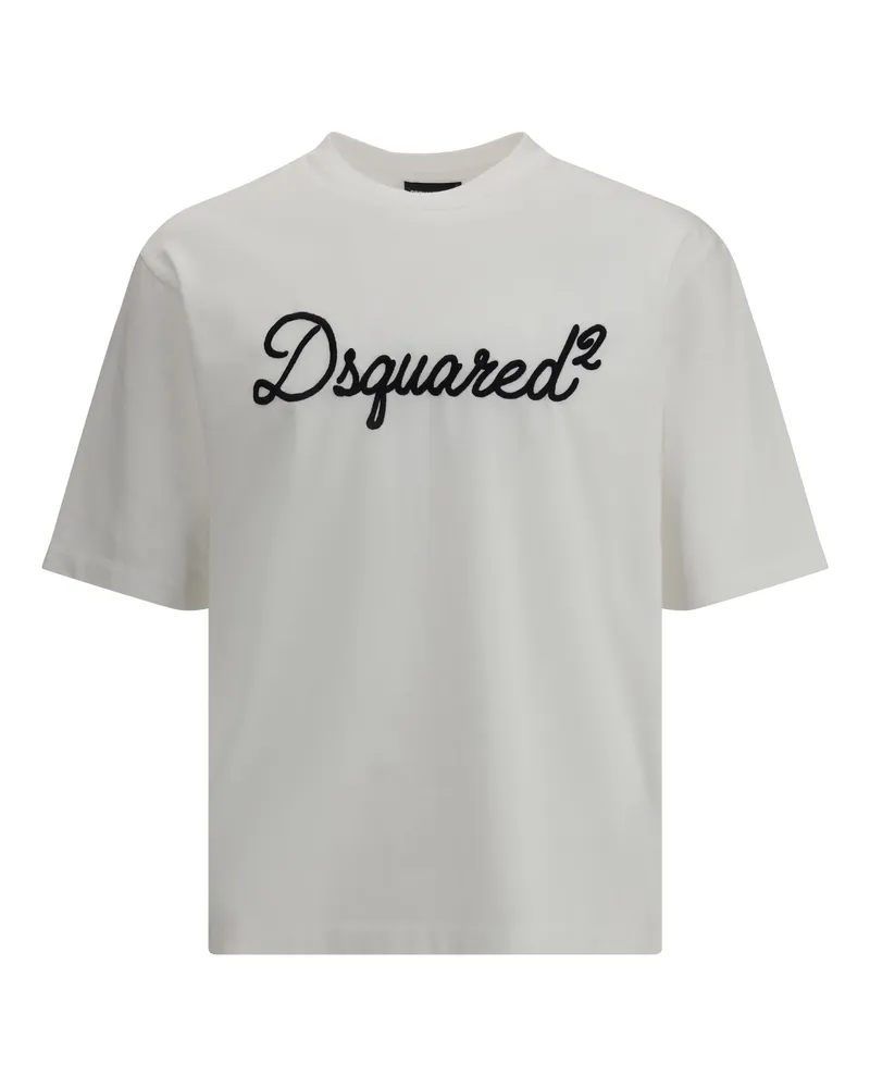 Dsquared2 Men's T-Shirt White Cotton T-Shirts And Polos White