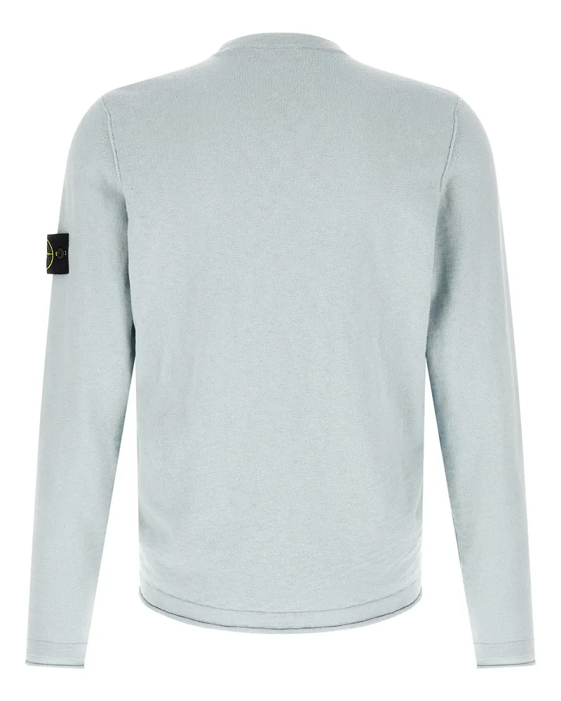 Stone Island Men's Blue Cotton Cardigan Clothing Blue