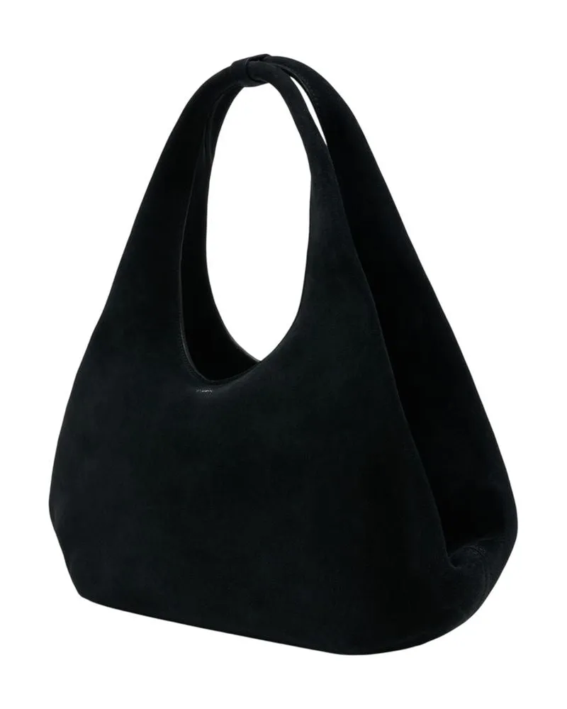 COPERNI Women's Folded Shoulder Bag -  Leather Black Calfskin Shoulder-Hobo-Bags Black