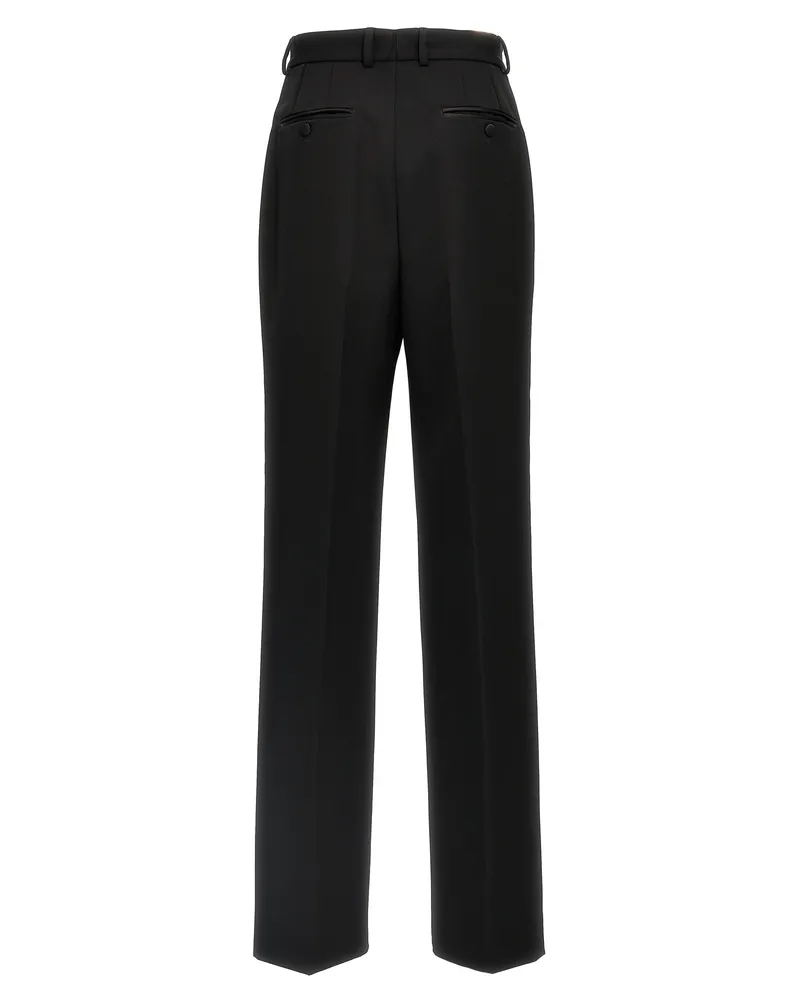 Dolce & Gabbana Women's Black Virgin Wool Tuxedo Clothing Black