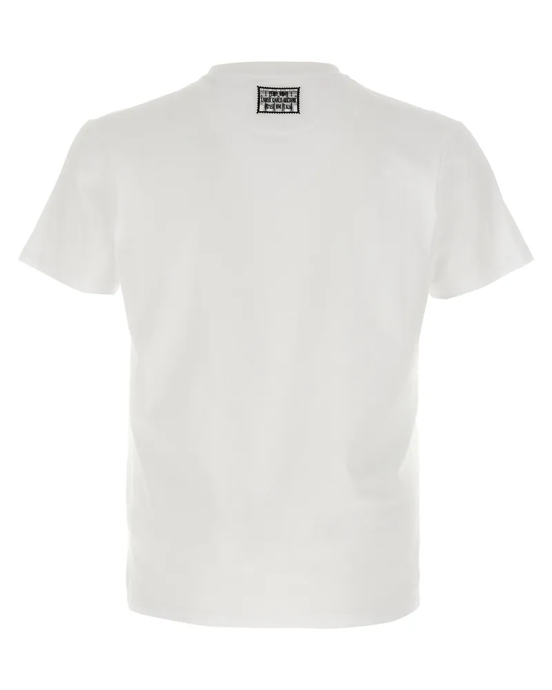 Fendi Patch-Logo Cotton T-shirt — White White