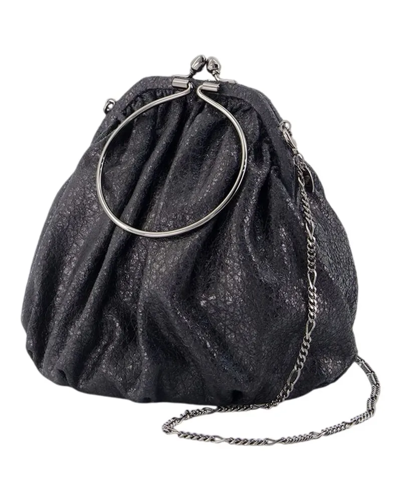 Yohji Yamamoto Leather Clutch — Black Black