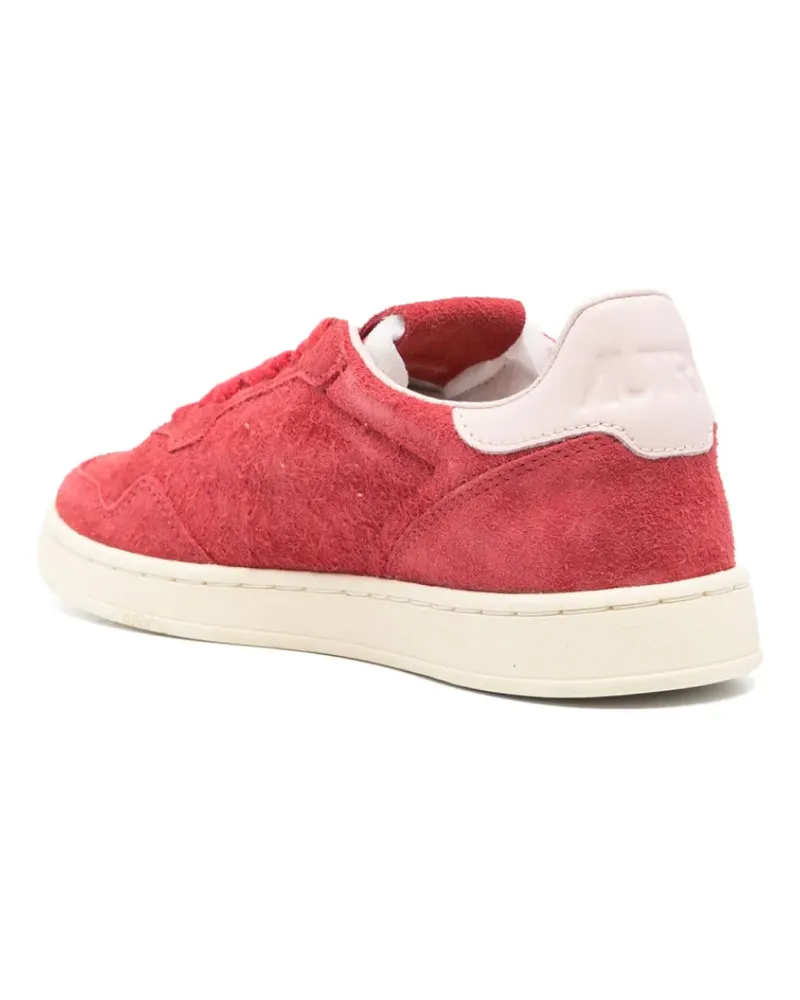 AUTRY Women's Medalist Flat Low Sneakers Red Shoes Red
