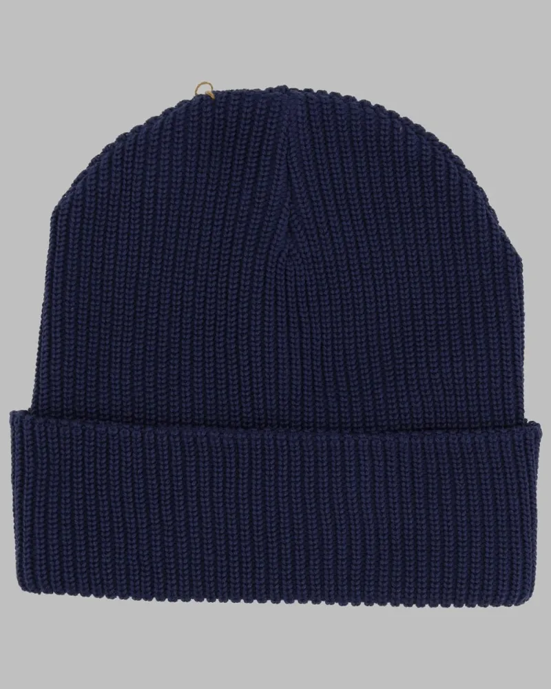 Patagonia 66046K_PONN Logo-Patch Recycled Polyester Beanie — Blue Blue