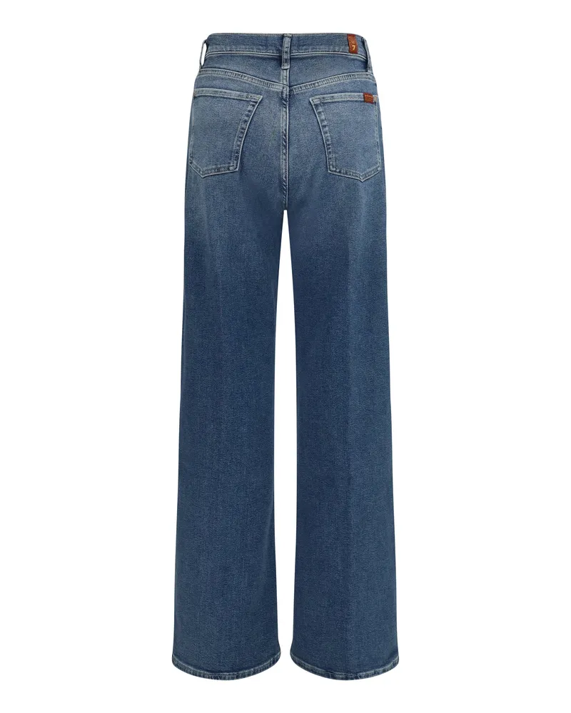 7 for all mankind Women's Jeans Denim Tide Break Cotton Blue