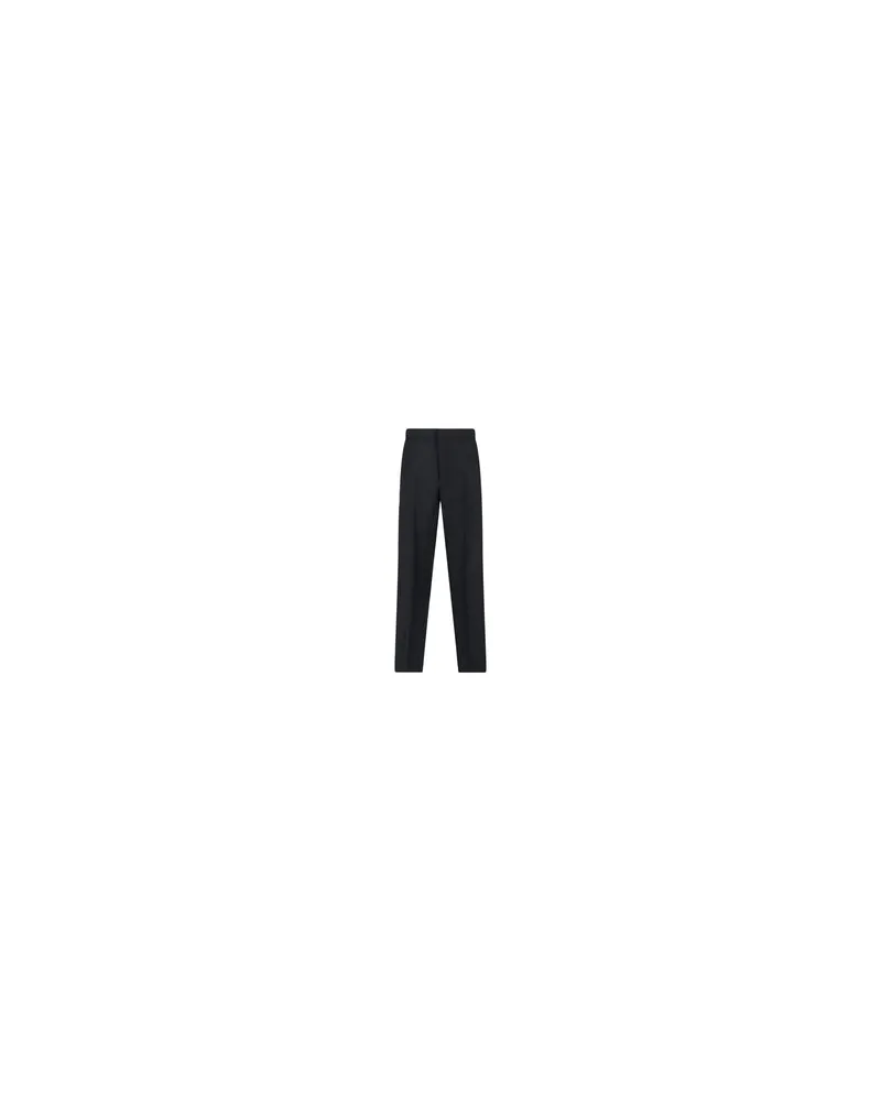 Maison Margiela Men's Trousers Black Virgin Wool Black