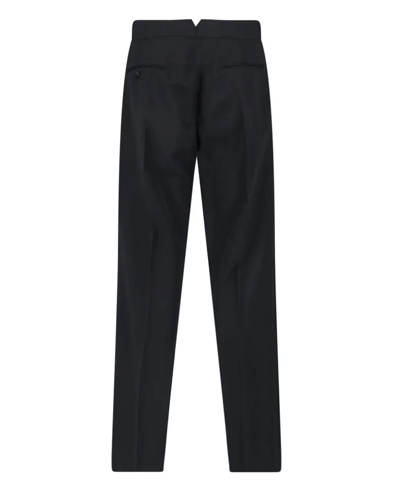 Maison Margiela Men's Trousers Black Virgin Wool Black
