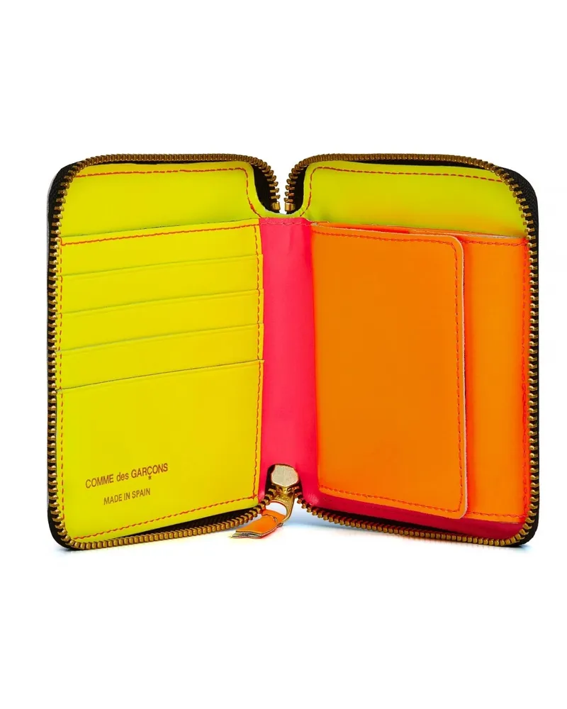 Comme des Garçons Super Fluo Wallet — Pink Pink