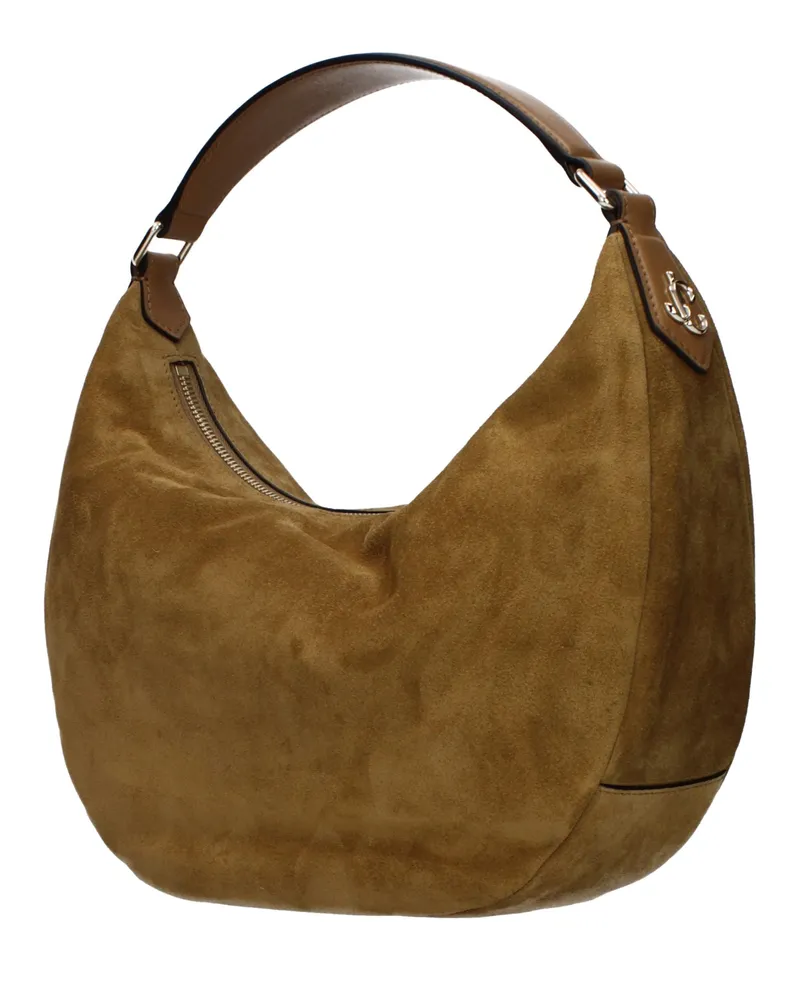 Jimmy Choo Women's Brown Leather Shoulder Bag Brown