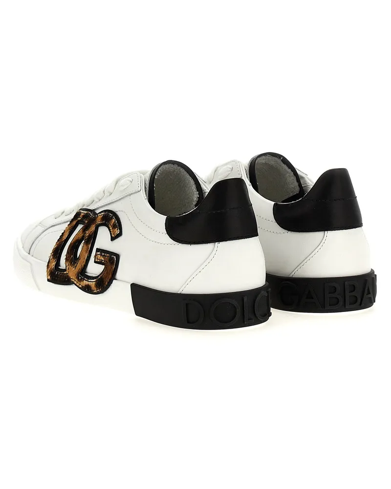 Dolce & Gabbana Portofino Sneaker — White White