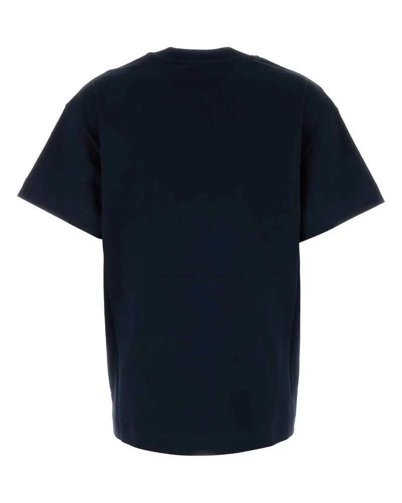 Givenchy Women's Navy Blue Cotton Oversize T-Shirt Navywhite Exterior Navy