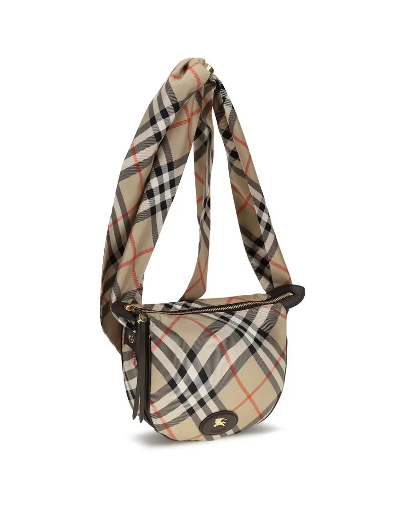 Burberry Ribbon Shoulder Bag — Beige Beige