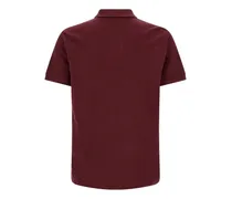 Cotton Piqué Polo — Burgundy