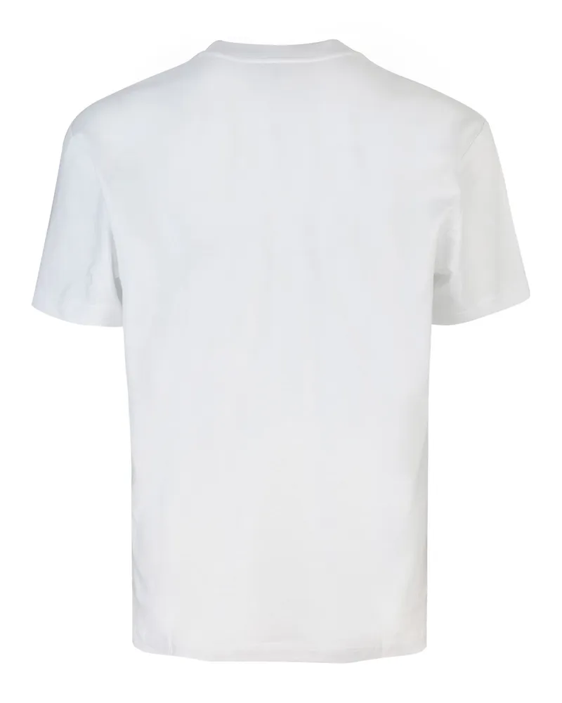 Lacoste Men's T-Shirt White Cotton T-Shirts And Polos White