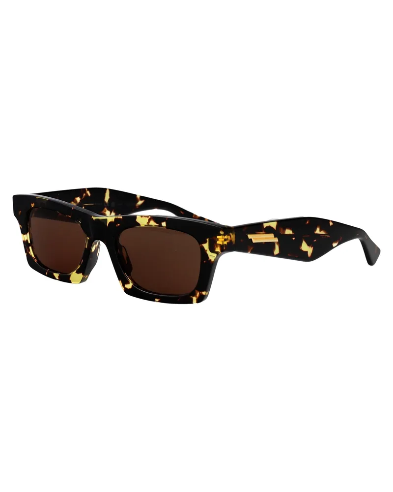 Bottega Veneta Unisex Sunglasses Bv1457s Havana Acetate Brown