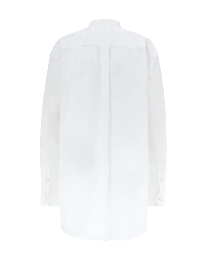 Gucci Women's White Cotton Blouse White