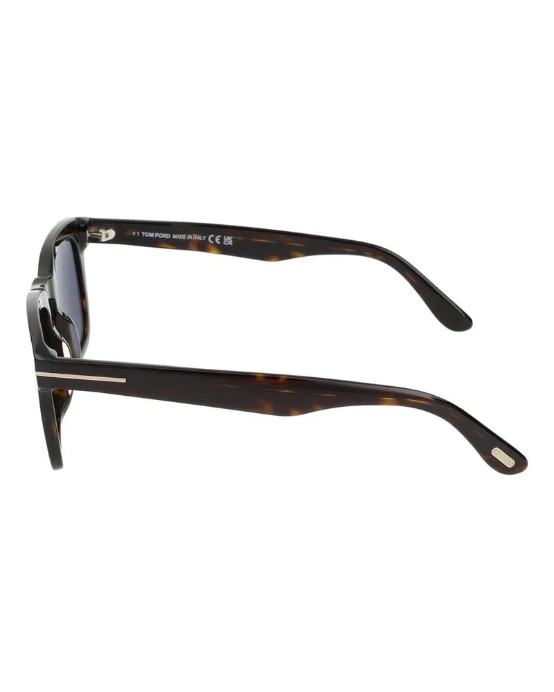 Tom Ford Unisex Sunglasses  Ft0751 52n Avana Scura-Verde 22-145 Acetate Tortoiseshell