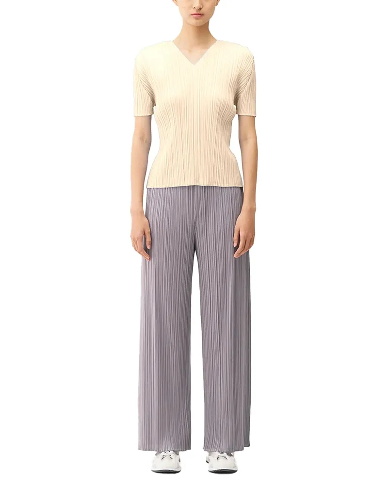 Issey Miyake Pleated Polyester Blouse 