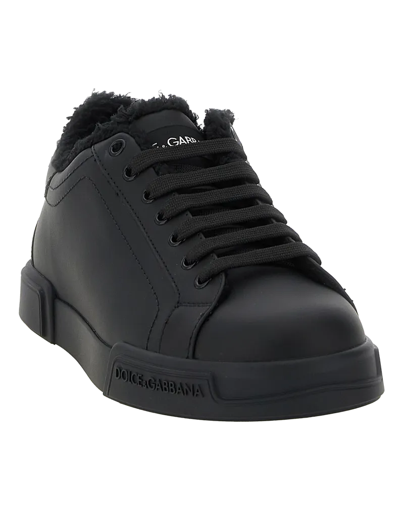 Dolce & Gabbana Portofino Light Sneakers — Black Black