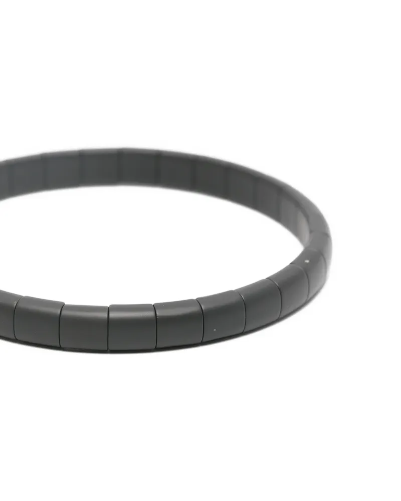 Roberto Demeglio Women's 18kt White Gold Diamonds Bracelet Ss26 W Black