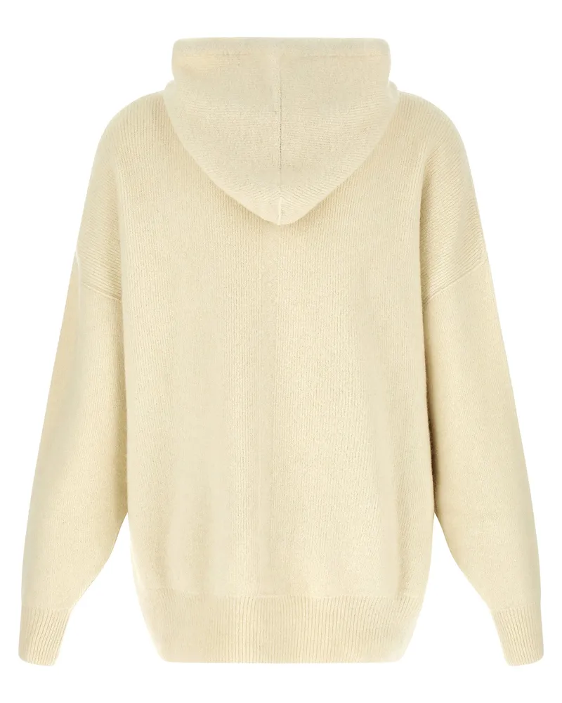 Rick Owens Men's White Marabou Sweatshirt Clothing White