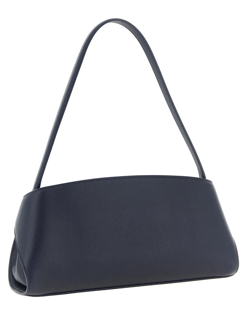 Ferragamo Hug Calfskin Leather Shoulder Bag — Navy Navy